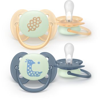 Philips Avent Ultrasoft Night SCF094/03 6-18m suzetă - imagine 2